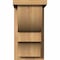 Ekena Millwork Ridgewood Smooth Corbel w/Backplate, Western Red Cedar, 7 1/2"W x 10"D x 14"H COR08X10X14RID01SWR - alternate 4